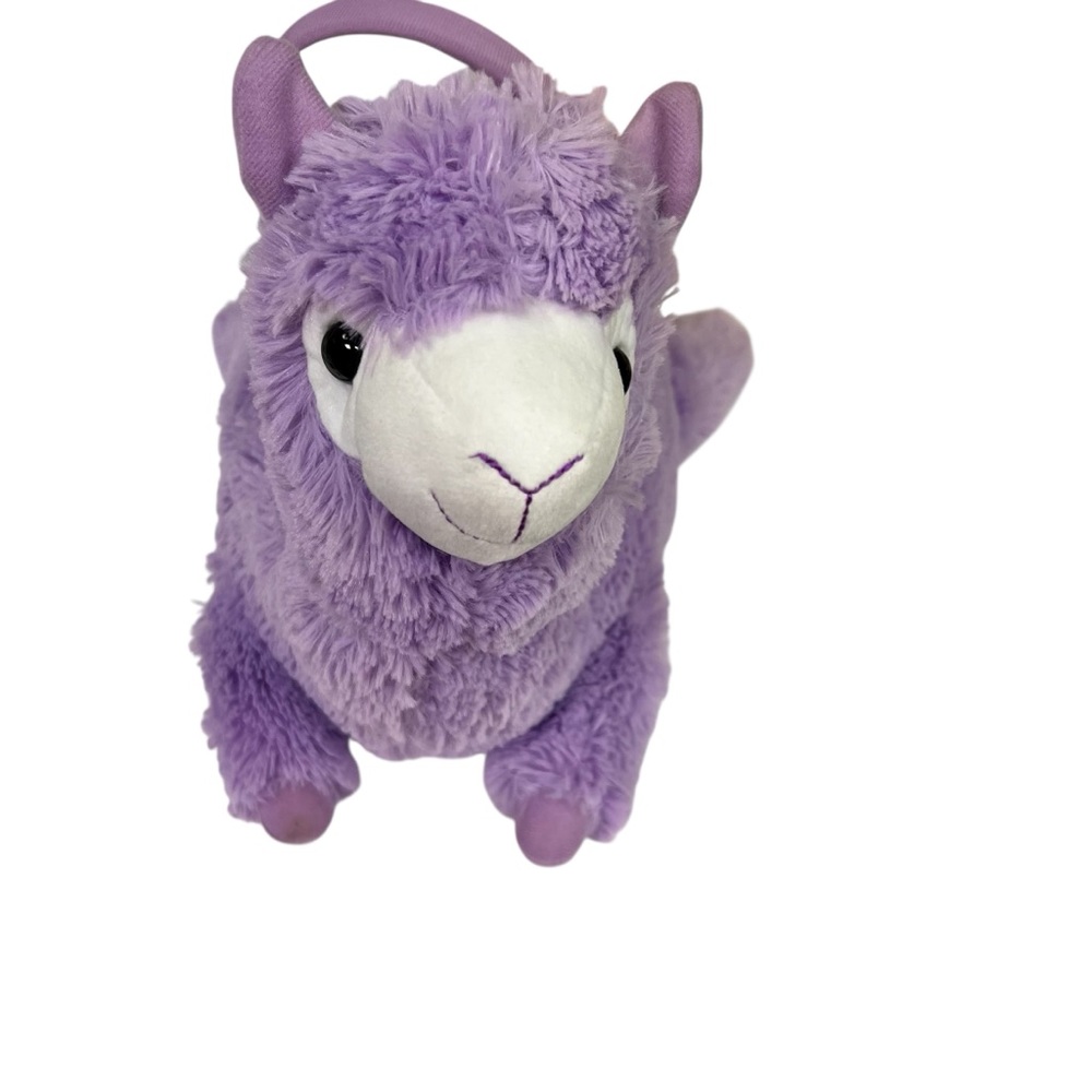 Purple Llama Plush Toy Basket